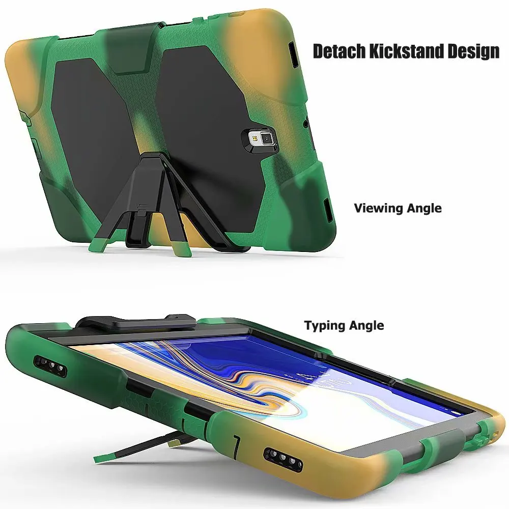 Case For Samsung Galaxy Tab S4 10.5 T830 T835 T837 Heavy Hybrid Armor Hard PC Soft Rubber Full Body Protective Cover Shell | Компьютеры и