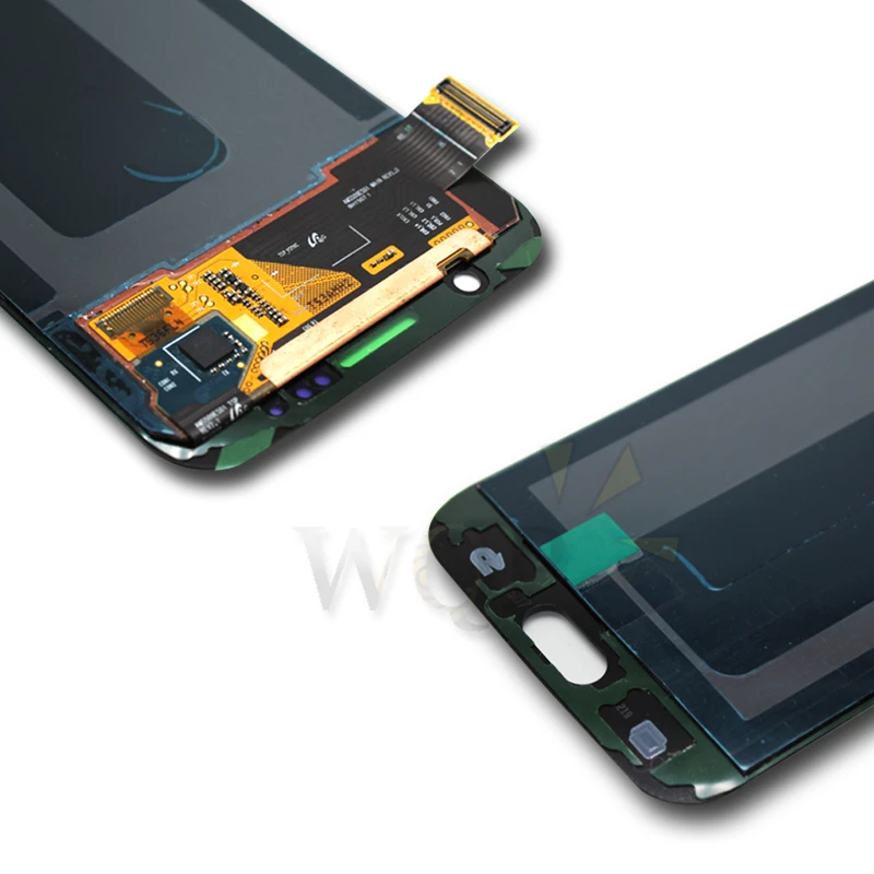 Для Samsung galaxy S6 G920F ЖК-дисплей с сенсорным экраном дигитайзер рамкой в сборе для G920
