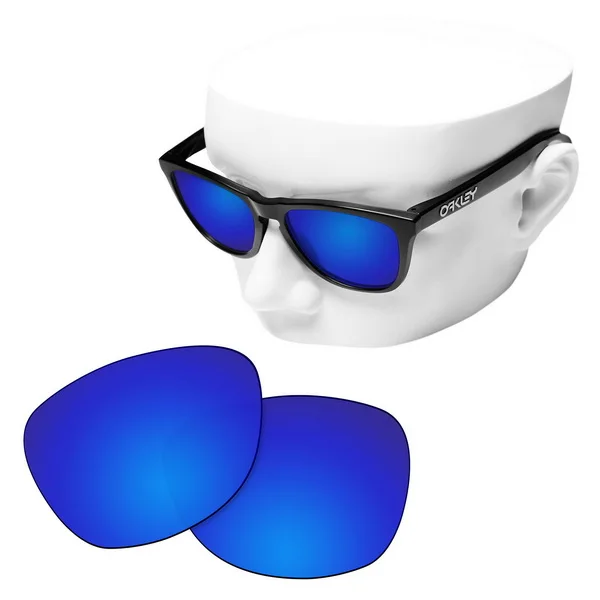 Deep Blue Поляризационные Сменные линзы для солнцезащитных очков Оукли Frogskins - Цвет линз: Deep Blue