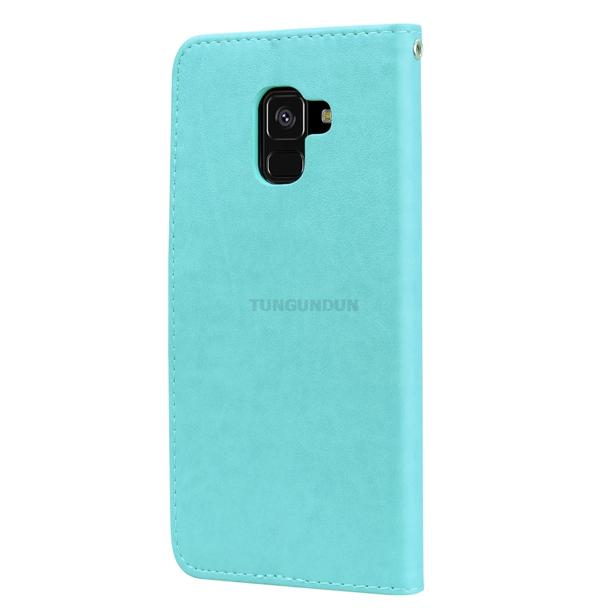 For Samsung Galaxy A8 Plus 2018 6 inch Case Luxury Leather Flip Wallet Back Standart Stand Cover | Мобильные телефоны и