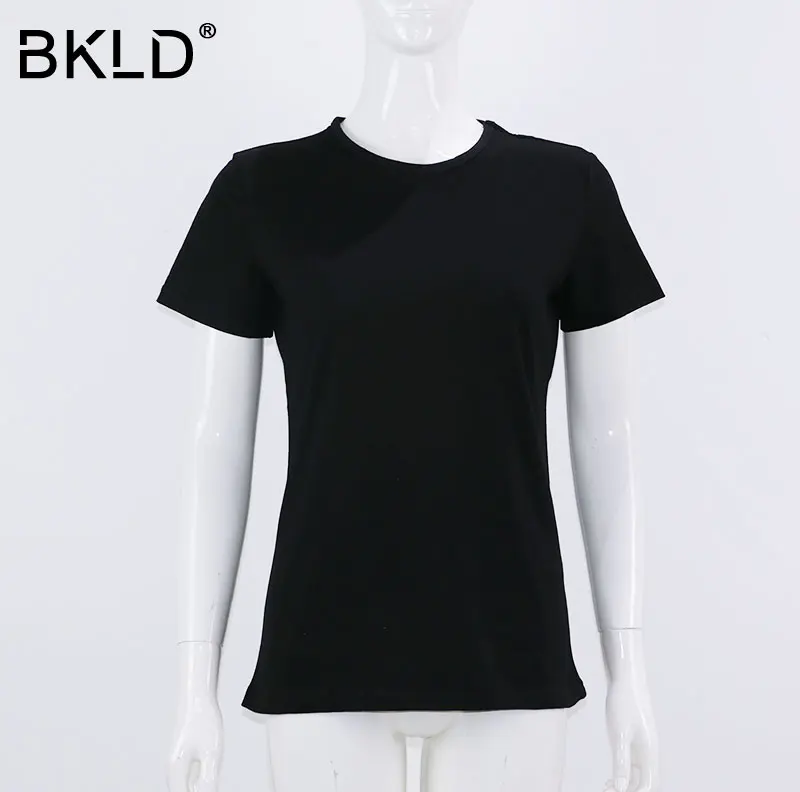 BKLD 2021 летняя модная футболка с надписью WIFEY HUBBY Женская хлопковая коротким