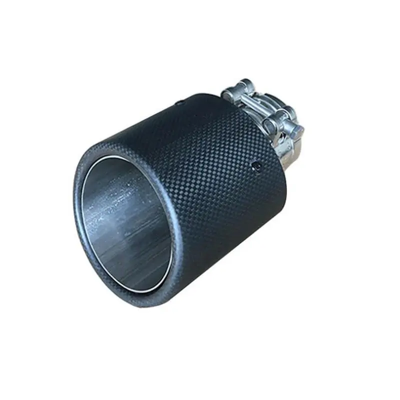 Универсальный 114*95 Овальный Наклонный выхлопной наконечник Akrapovic глушитель из