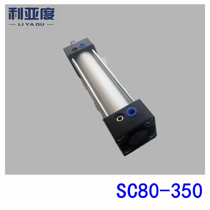 SC80*350 Rod aluminum alloy standard cylinder SC80X350 pneumatic components 80mm Bore 350mm Stroke | Обустройство дома