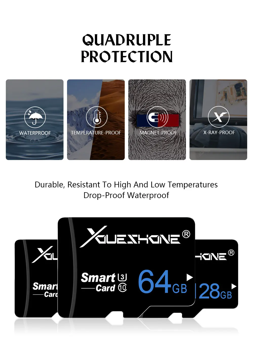Высокоскоростная TF карта 64 Гб карта памяти 32 Гб класс 10 micro SD карта 8 ГБ 16 ГБ 128 ГБ карта sd для смартфонов с адаптером подарок