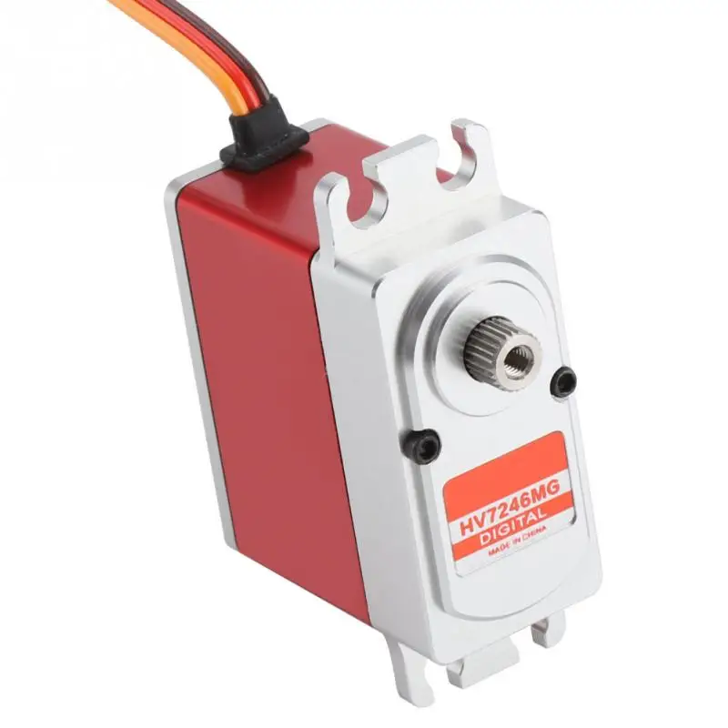 46 кг RC сервопривод металла шестерни высокого напряжения цифровой без сердечника