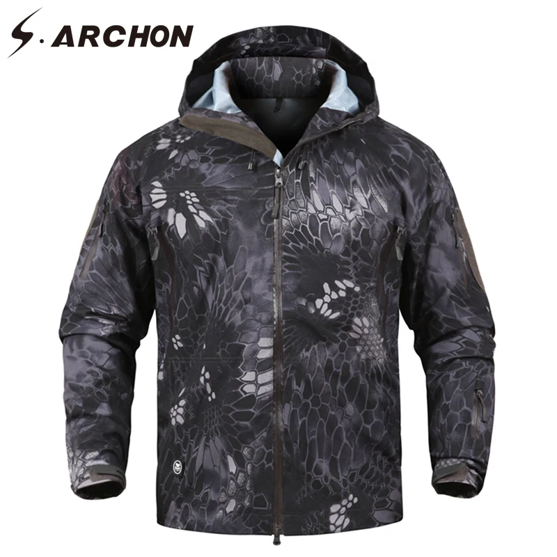 Мужская армейская куртка S.ARCHON Hard Shell водонепроницаемая ветрозащитная
