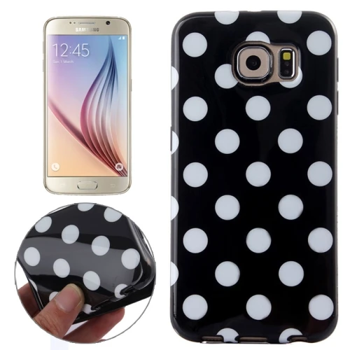 Красочные Горошек Кремния Мягкие TPU Телефон Случаях для Samsung Galaxy s6 защитная