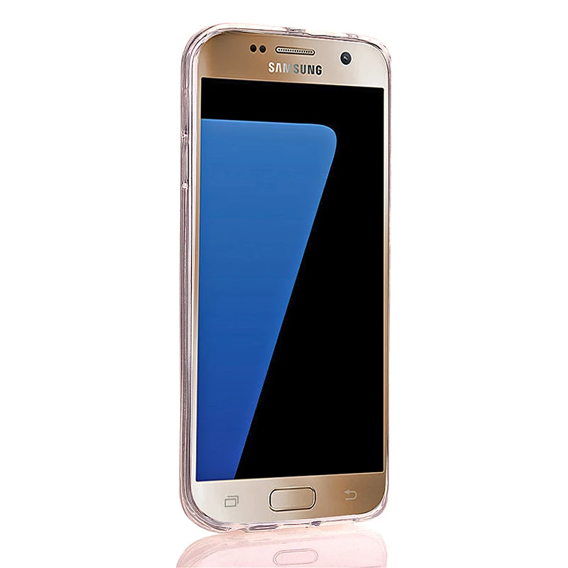 Чехол для телефона Samsung galaxy S7 G9300 SM s7 edge G9350 Блестящий ТПУ силиконовый гелевый