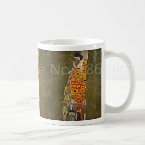 Новинка художественная живопись Густав Климт надеемся II Кофе кружка Чай чашки