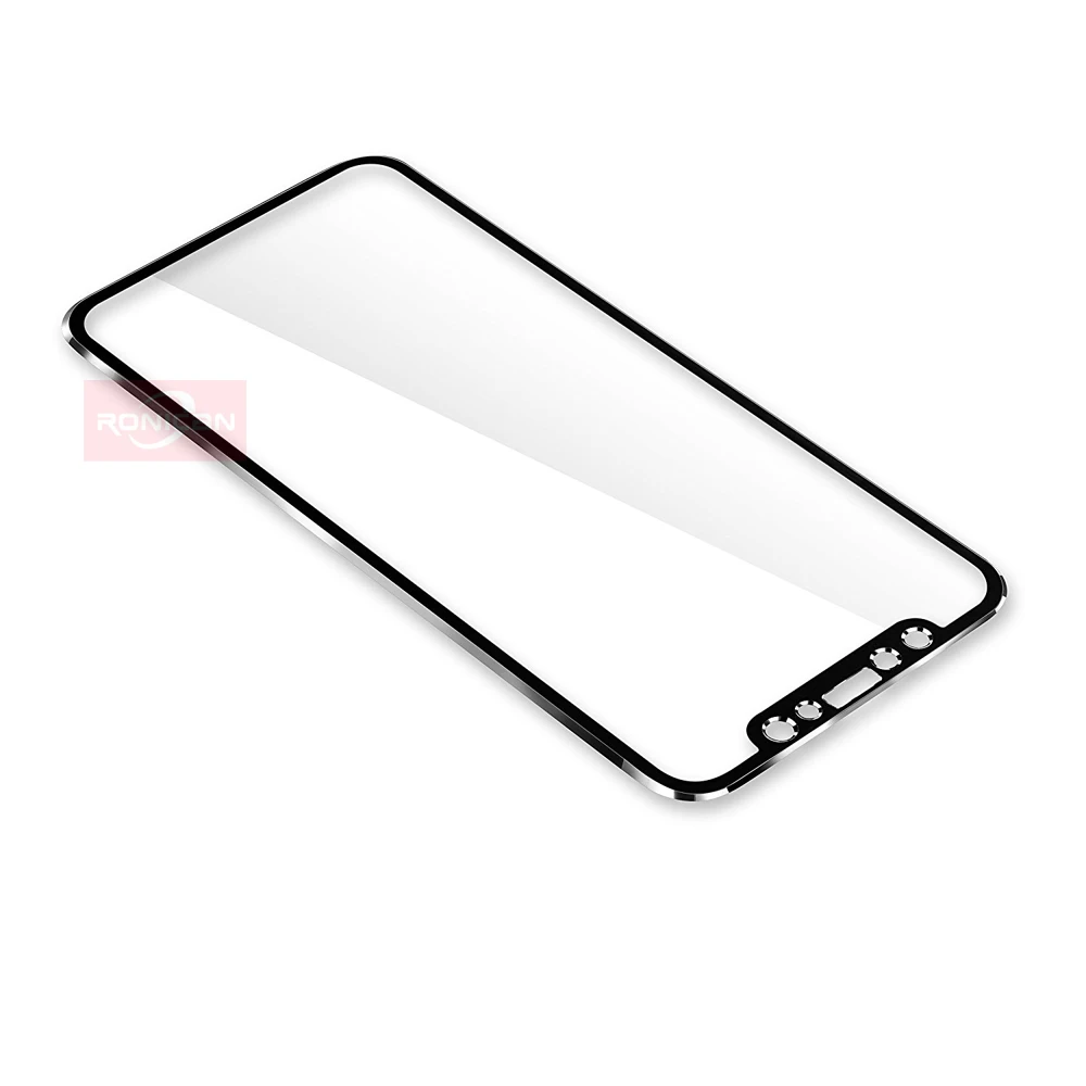 Закаленное стекло для iphone 6 7 8 Plus 5 5S SE полная защита экрана 3D алюминиевый сплав X XS