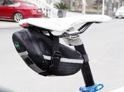 NEW Easy Cycling Bicycle Bike Saddle Outdoor Pouch Back Seat Bag | Спорт и развлечения