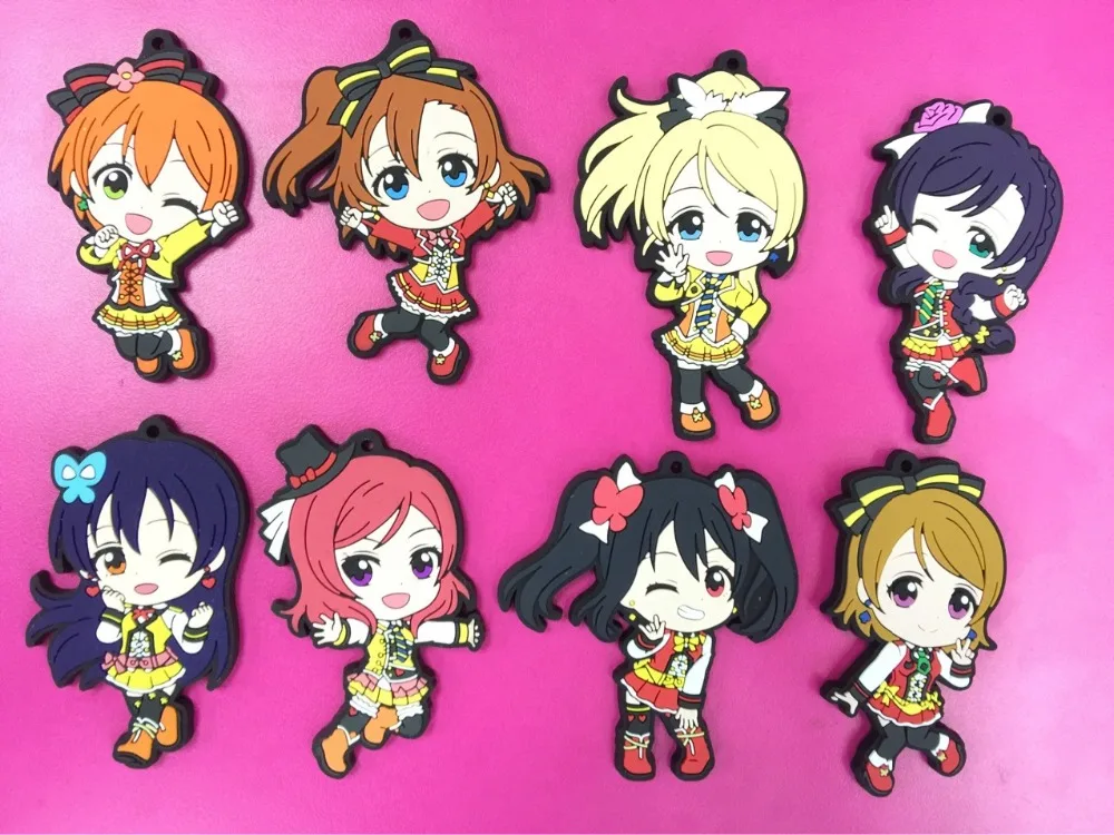 8 шт./компл. аниме LoveLive love live! Школьная форма проекта Idol maki nozomi kotory фигурка Нико