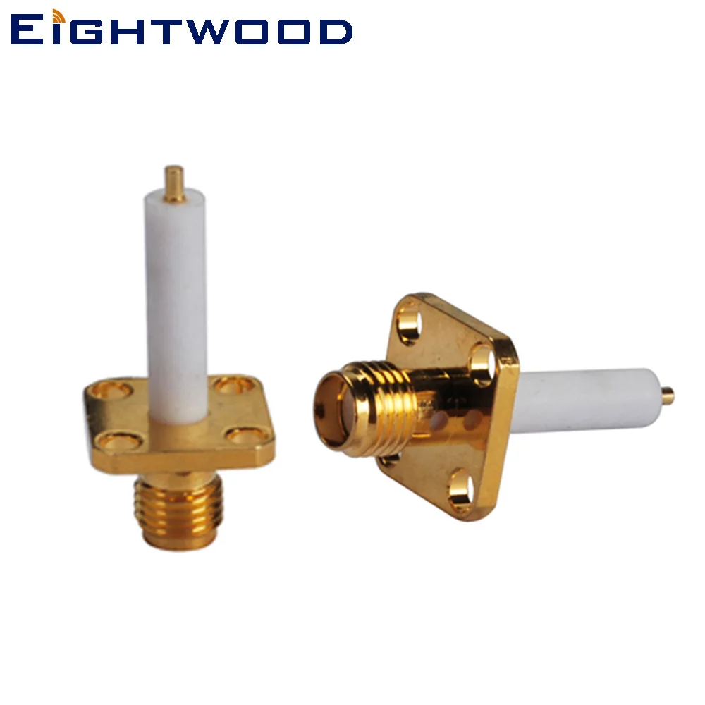 Eightwood 5 шт. SMA Jack женский радиочастотный коаксиальный Коннектор с креплением на