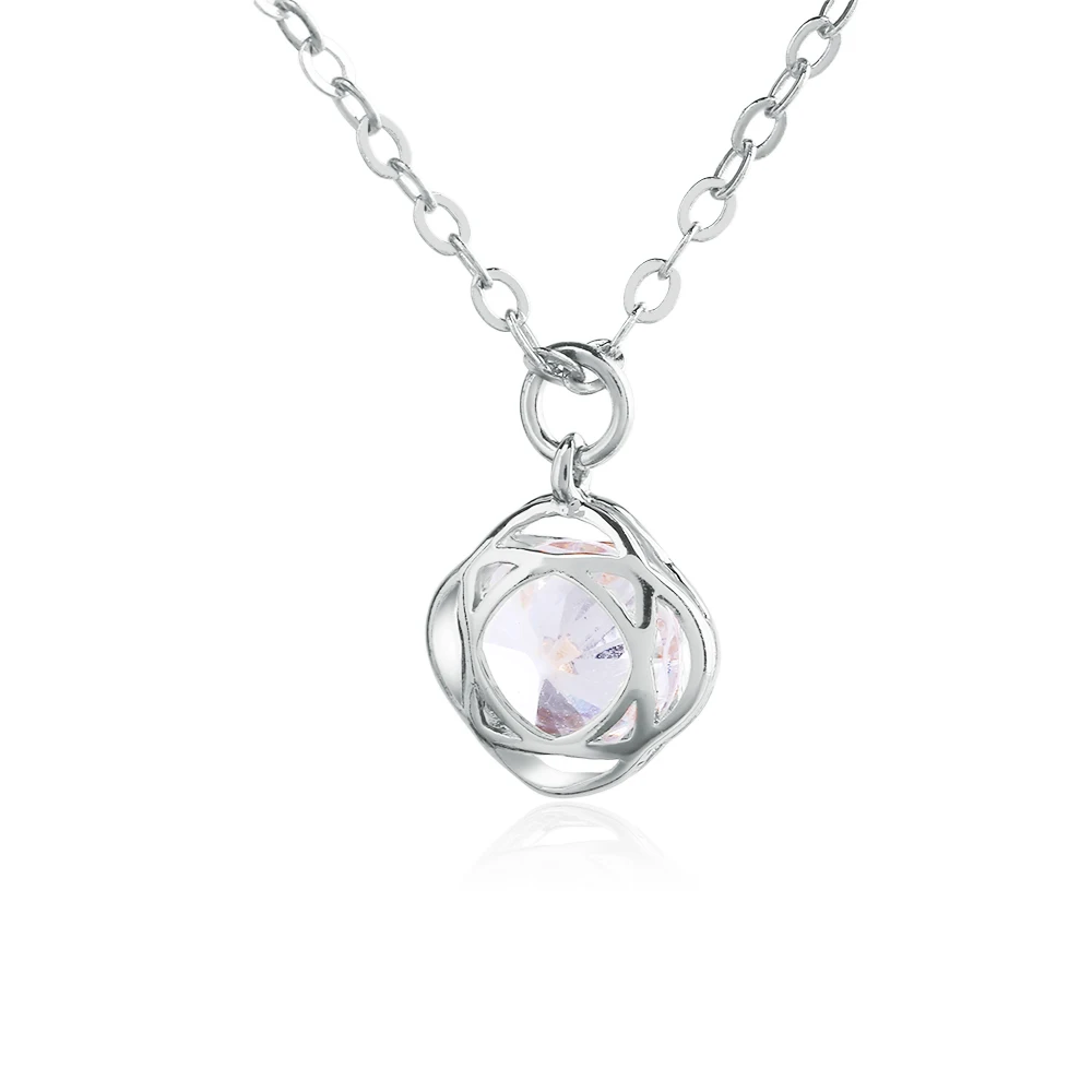 Высококачественный Австрийский Кристал из циркония женское ожерелье с