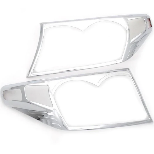 Хромированная крышка головного света для Toyota Land Cruiser FJ200 08 Up|head light cover|land cruiser