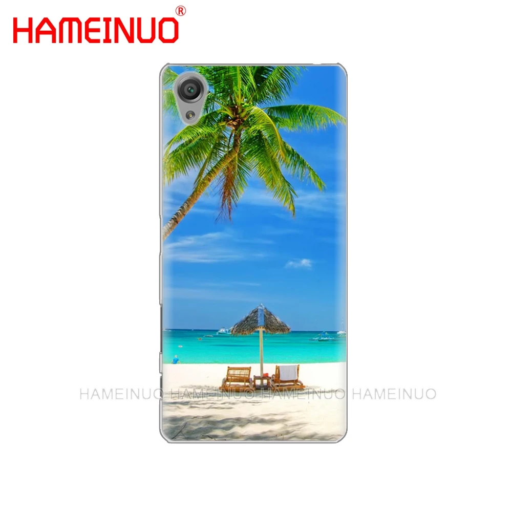HAMEINUO Летний Пляжный волнистый морской чехол для телефона для sony xperia C6 XA1 XA2 XA ULTRA X XP L1 L2 X XZ1 compact XR/XZ PREMIUM - Цвет: 90176