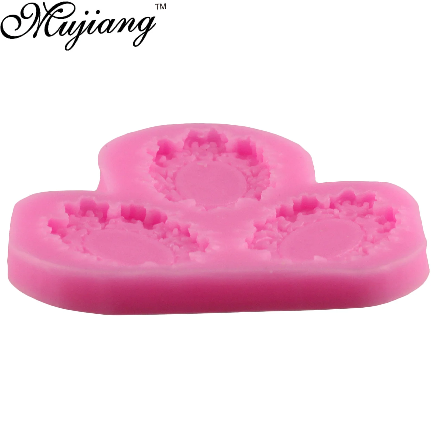 Муцзян рельеф винтажная рама для зеркала выпечки шоколада силиконовые Формы