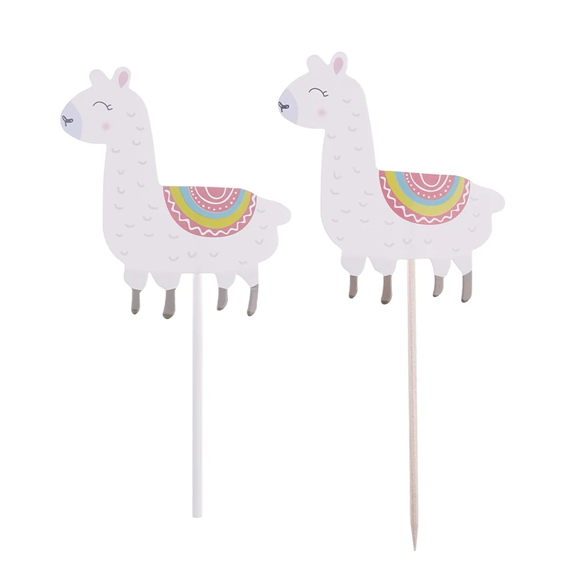 5 шт./лот Альпака кактус торт Топпер украшения партии мультфильм милый День