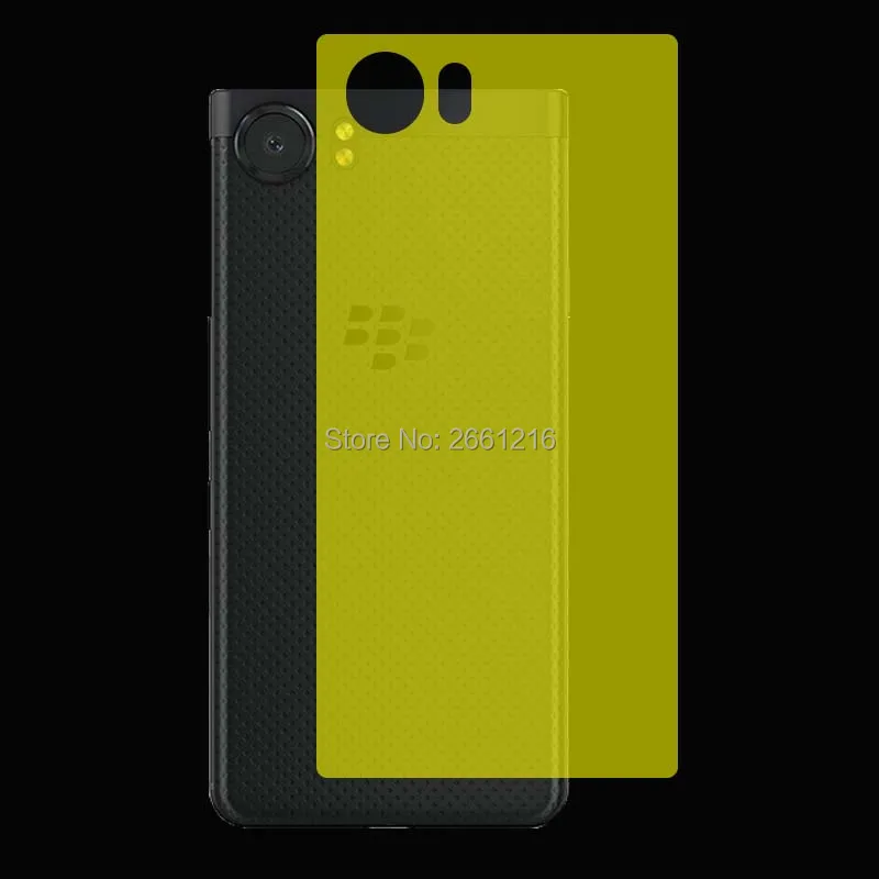 Для BlackBerry KEYone/DTEK70 4," 2 шт = передняя+ задняя тонкая защитная пленка из мягкого ТПУ