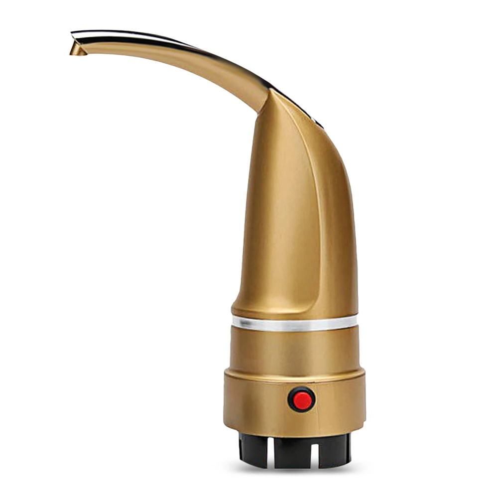 Orange Gold Легкий насос воды к бутылке Электрический диспенсер для воды с Перезаряжаемые Батарея питьевой Бутылки для воды Кухня элементы 2 цвета - Цвет: Orange Gold