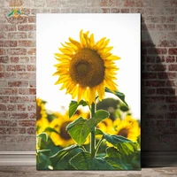 sunflower nordic poster modern wall art canvas poster and print canvas painting decorative wall poster nordic decoration home
