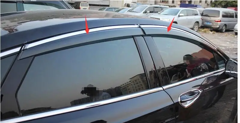 Козырек для окна Lapetus козырек от дождя и ветра Ford Fusion / Mondeo 2013 2017|Навесы укрытия| |