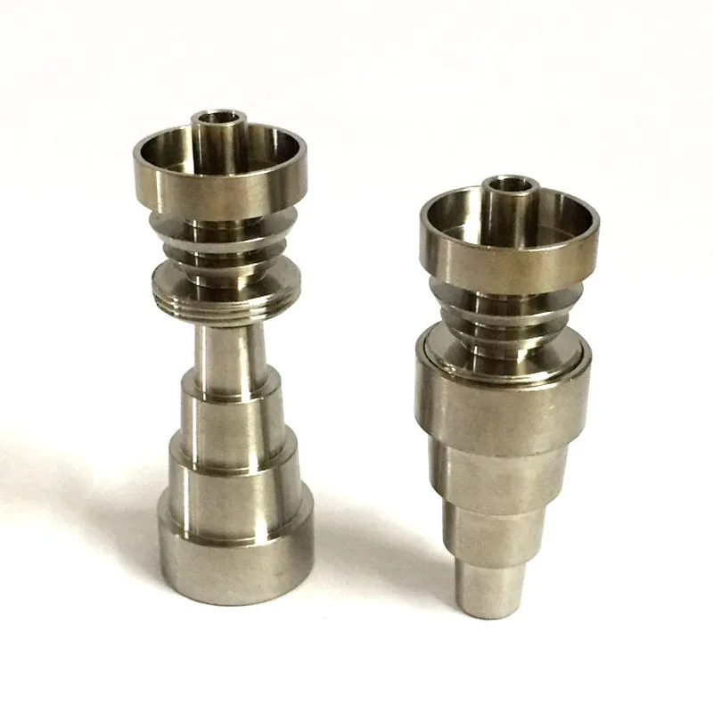 Domeless GR2 Титан Нейл-универсалов 6 в 1 Титан ногтей GR2 мужской/гнездо для подключения для 10/14/18 мм 0C