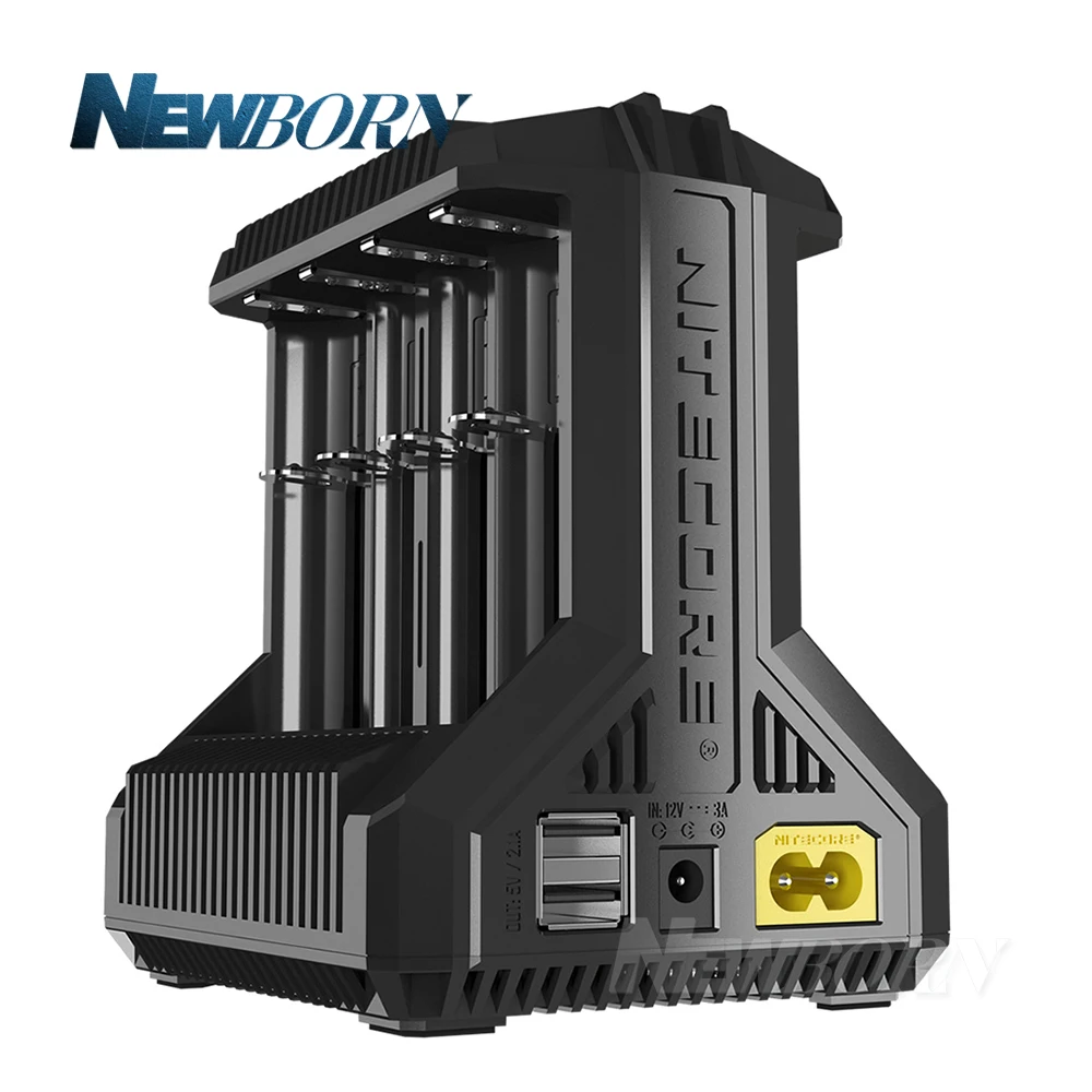 Интеллектуальное зарядное устройство Nitecore i8 8 слотов всего 4A выход умное для IMR18650