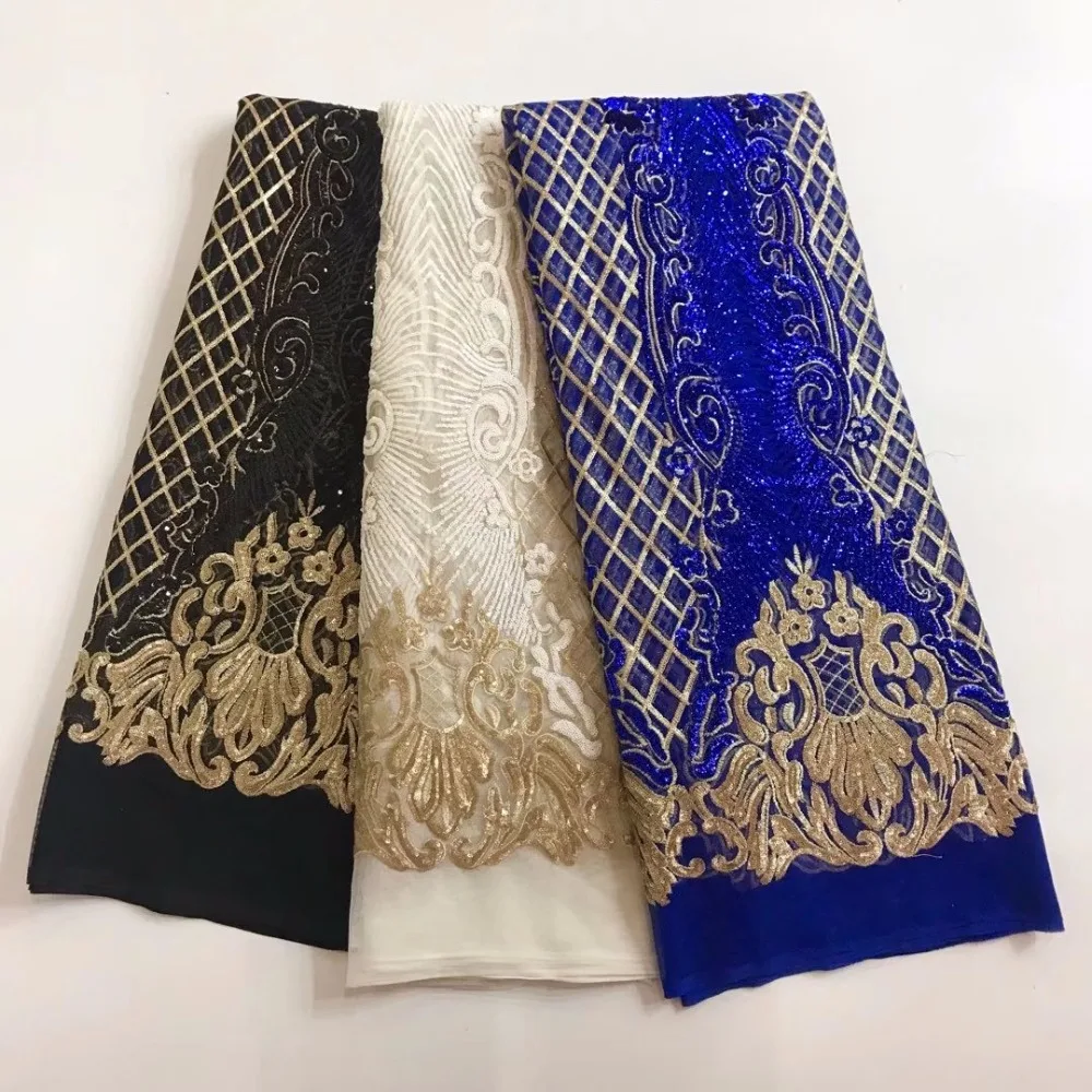 

Best Selling Swiss voile laces African Lace Fabric Nigerian French lace Fabric 2018High Quality African Tulle Lace Fabric JYN104