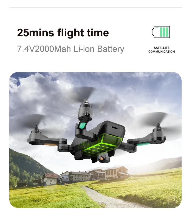 S3 5,8G дистанционное управление Управление бесщеточный Quadcopter GPS объемный складной Дрон с фиксацией следите за возврат аэрофотосъемки с 5G Pict