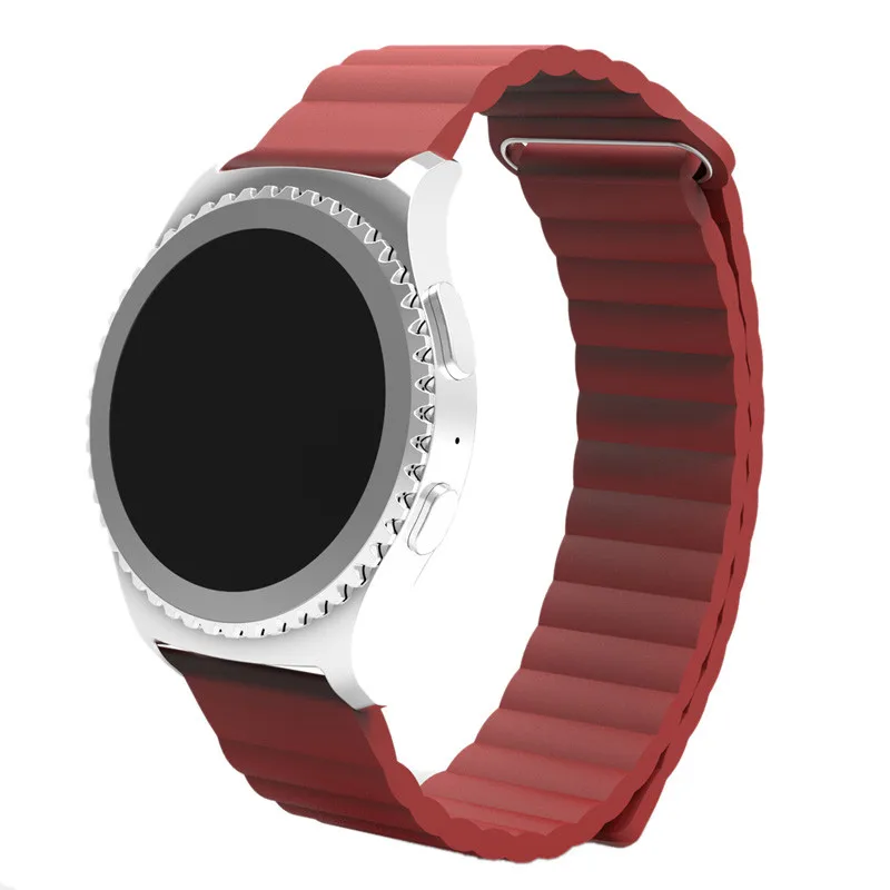 Кожаный ремешок для часов с петлей Samsung Gear S2 классический браслет 732 спортивные