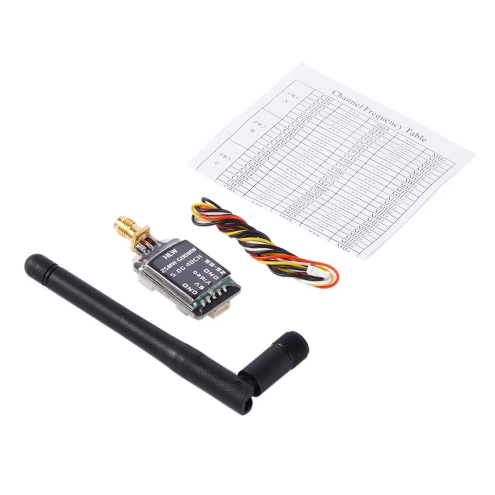 25 mw 600 mW 5 8G 48CH 2 S 6 600mw FPV видео аудио передатчик RC SWith PR SMA внутренняя игла прямой