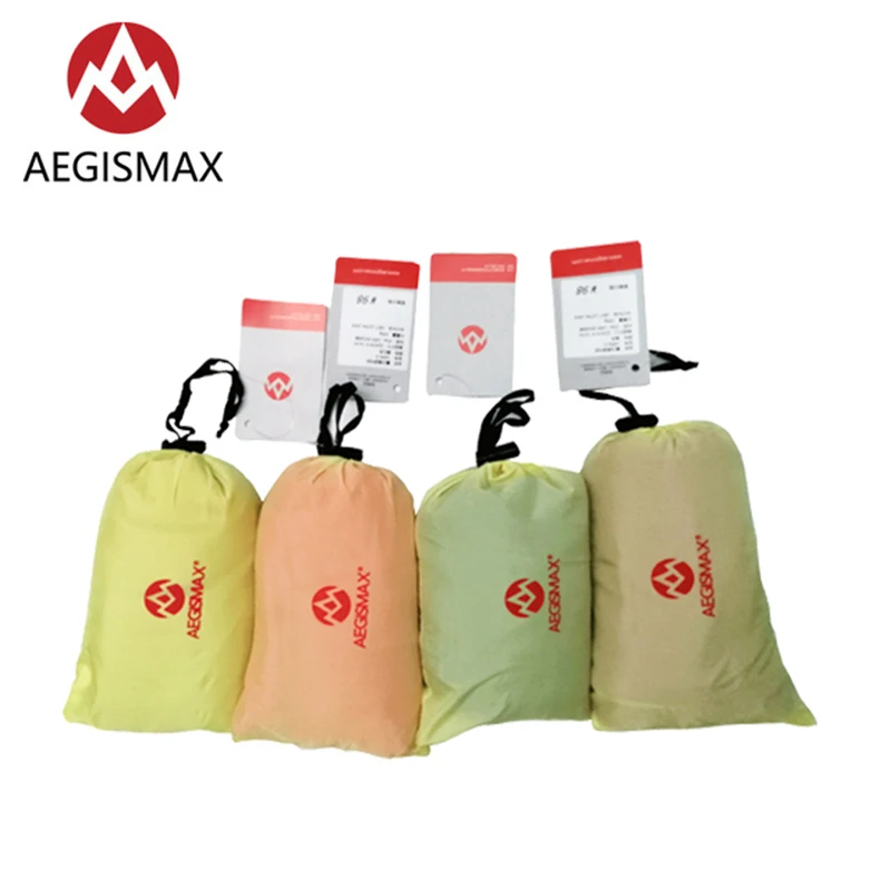 Спальный мешок конверт AEGISMAX ультралегкий из 1300 полиэстера для путешествий и