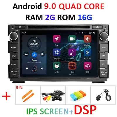 9.0 2G 16G IPS DSP " DSP ips 4 Гб ram 64 Гб rom Android 9,0 автомобильный dvd-плеер для Kia Ceed gps стерео Мультимедиа Навигация радио приемник магнитофон - Цвет: 9.0 2G 16G IPS DSP