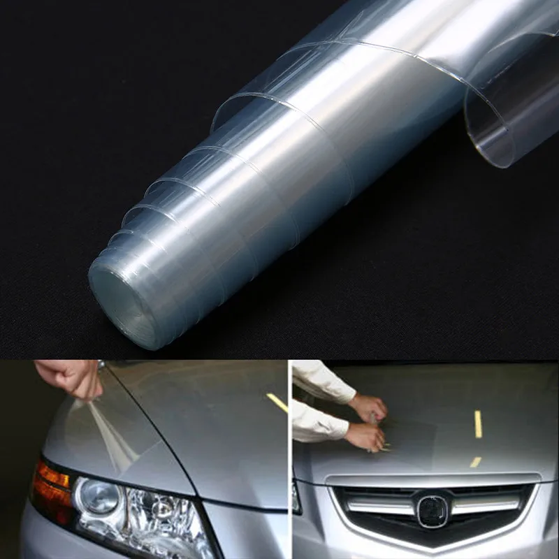 30x120cm прозрачный стайлинга автомобилей Наклейка на фару тормозной фонарь Оттенок