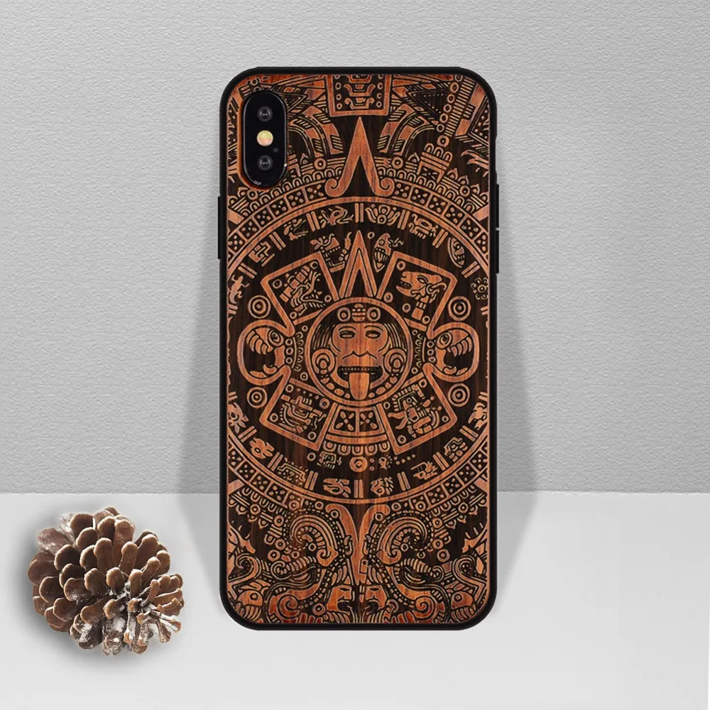 Чехол из натурального дерева для iPhone XS Max XR X 8 7 6 6S Plus samsung Galaxy Note 9 8 S10e S10 S9 S8 Plus чехол для телефона оболочка кожа сумка