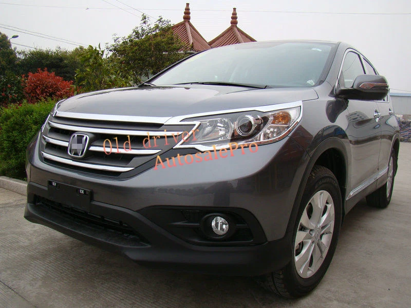 Хромированный АБС пластик передняя крышка гриль верхняя Ttrim для Honda CRV CR V 2012 2013 2014