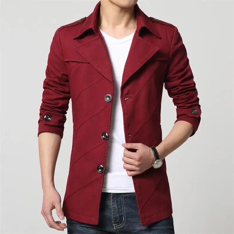 2018 модные Костюмы куртка Для мужчин Повседневное Slim Fit S пальто Толстые Куртки и