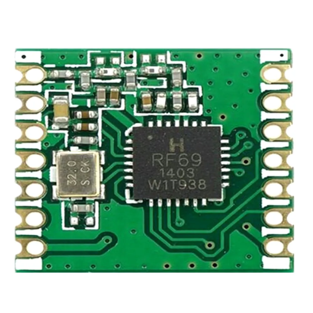 10 шт. RFM69C RFM69CW 433 МГц 868 915 GFSK модуль беспроводного приемопередатчика SX1231 13DBM |