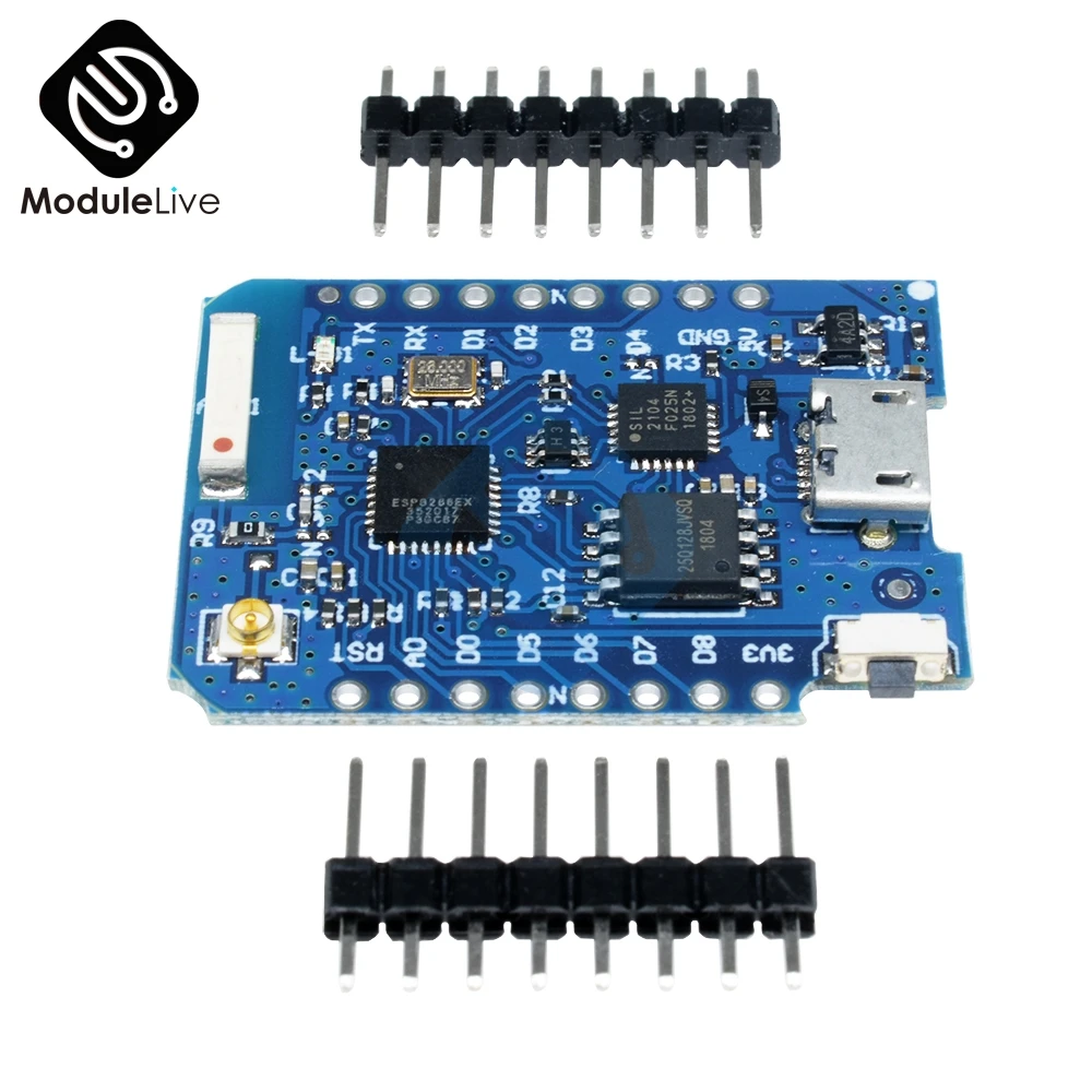 WEMOS D1 Mini Pro V1.0 16M байт внешний антенный разъем для NodeMCU ESP8266 ESP8266F CP2104 WIFI IOT макетная