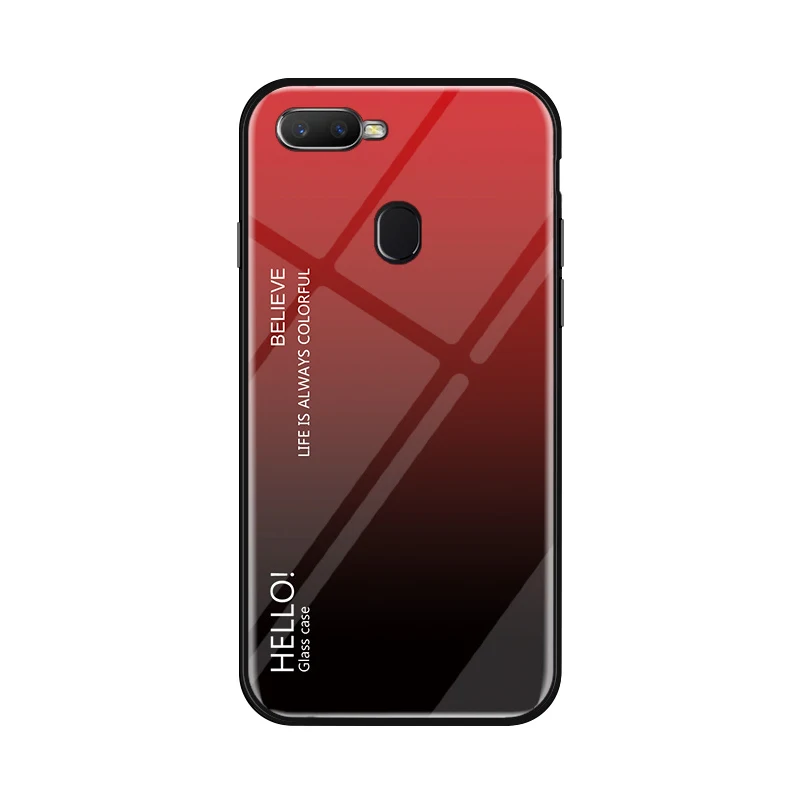 Чехол для OPPO Realme U1 роскошный ударопрочный жесткий градиентный чехол из