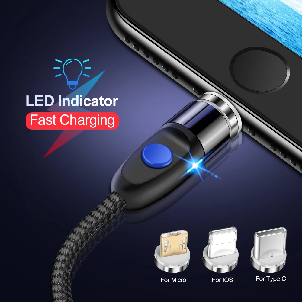 Магнитный кабель Олаф для iPhone samsung 3A, быстрая зарядка, магнитный usb-кабель для телефона, кабель Micro USB type C, магнитный кабель для зарядки и синхронизации данных
