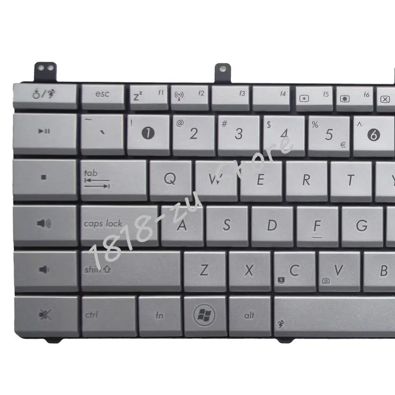 YALUZU новая Серебристая клавиатура для Asus N45 серии N45S N45SF 2 N45Sl N45SJ|Клавиатуры замены|