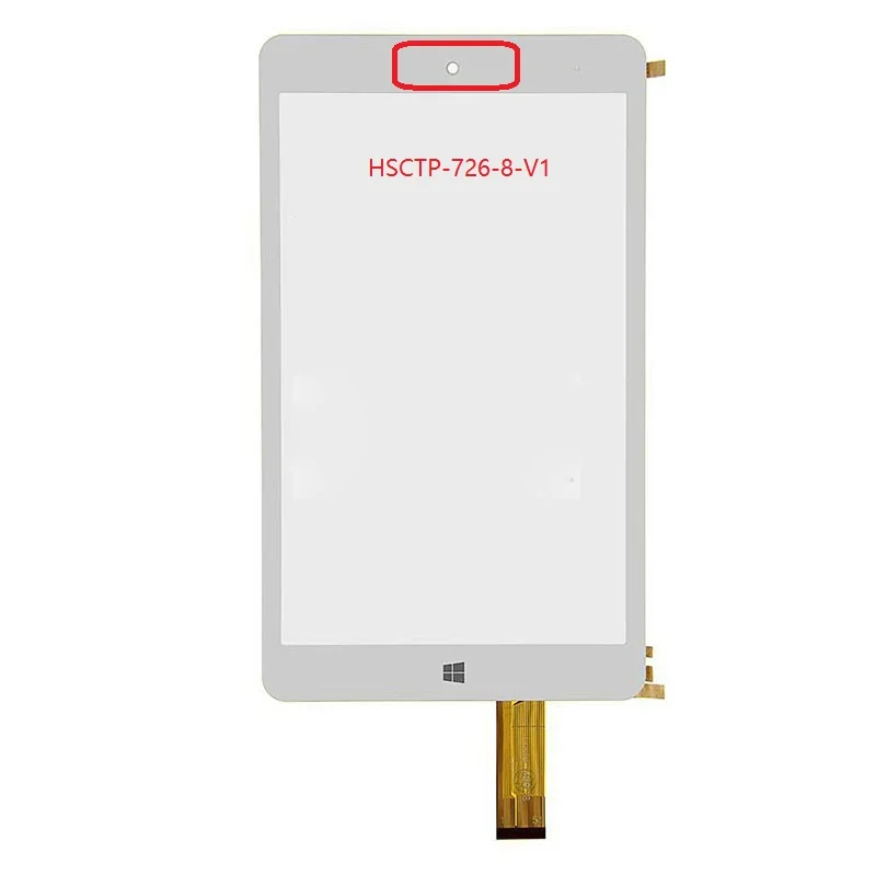 

New 8'' inch Digitizer Touch Screen Panel glass HSCTP-726-8-V1 HSCTP-489-8 Free Shipping