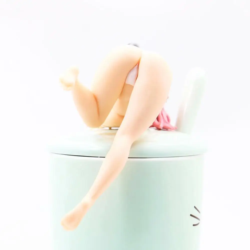 Аниме Фигурка Супер Sonico сексуальный купальник бикини изгиб над чашкой 10 см ПВХ