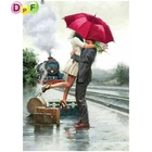 DPF DIY парные 5D поделки Алмазная вышивка домашний декор Алмазная мозаика набор квадратная настенная живопись Алмазная картина крестиком