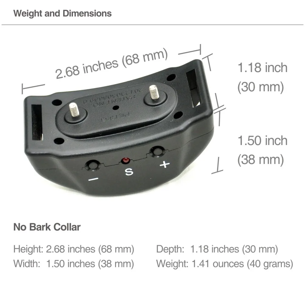 2015 Новейший Автоматический Anti Барк Воротник Звук и Шок Электрические нет