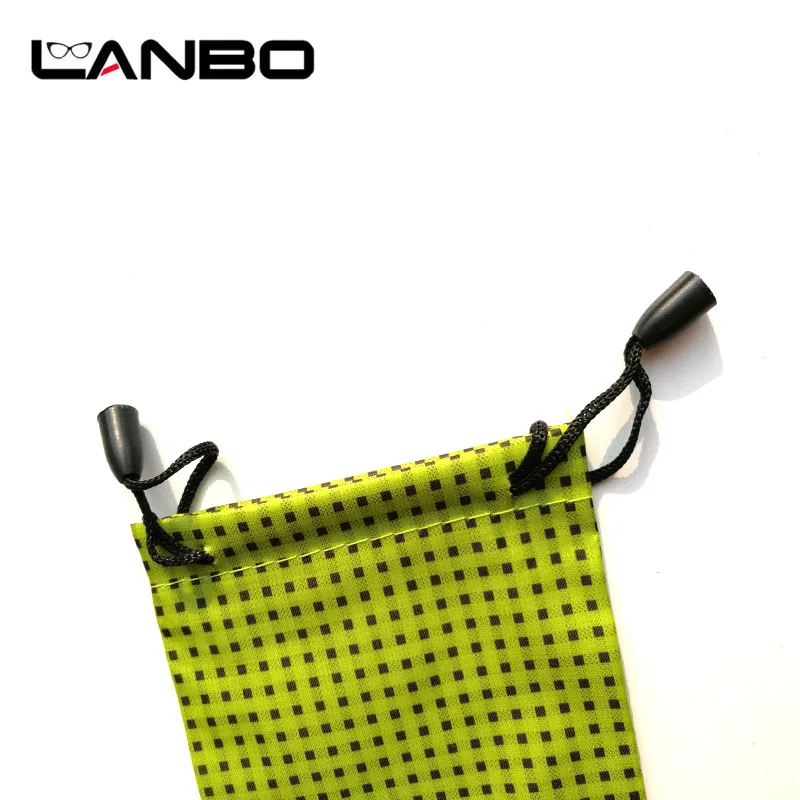 LANBO 100 шт./лот Чехол для очков мягкая Водонепроницаемая клетчатая ткань оптовая