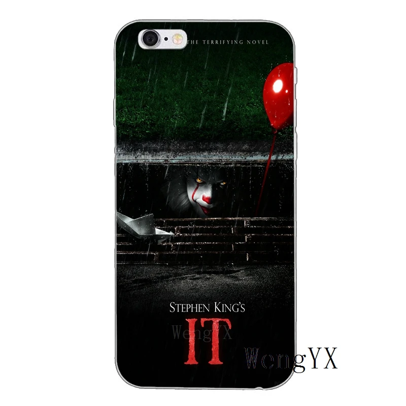 Тонкий мягкий чехол для телефона Stephen kings it Pennywise клоун ужас Samsung Galaxy S3 S4 S5 S6 S7 edge S8 S9