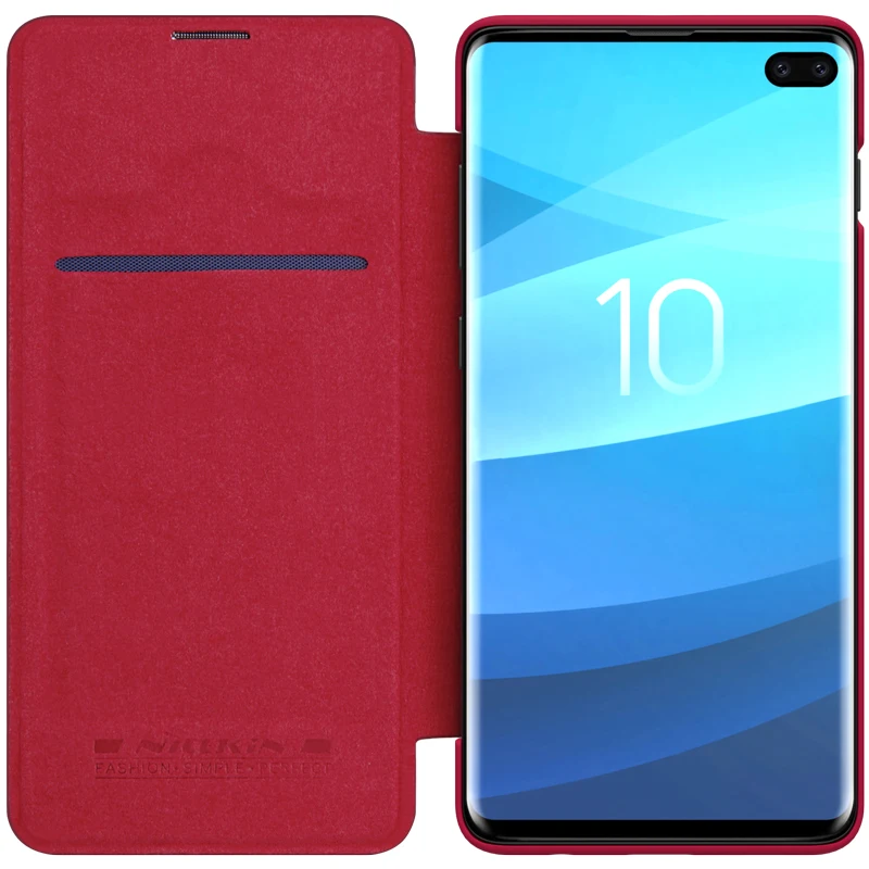 Оригинальный Nillkin для samsung Galaxy S10 плюс Quick Circle чехол S10E кожаный чехол-портмоне с